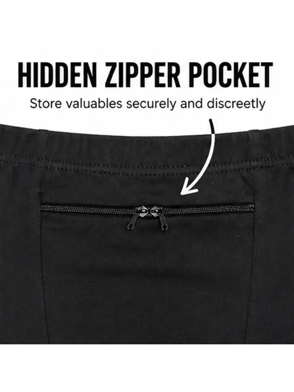 Trap Gear Men's Stash Underwear - Hidden Pocket Boxer Briefs for Travel Security